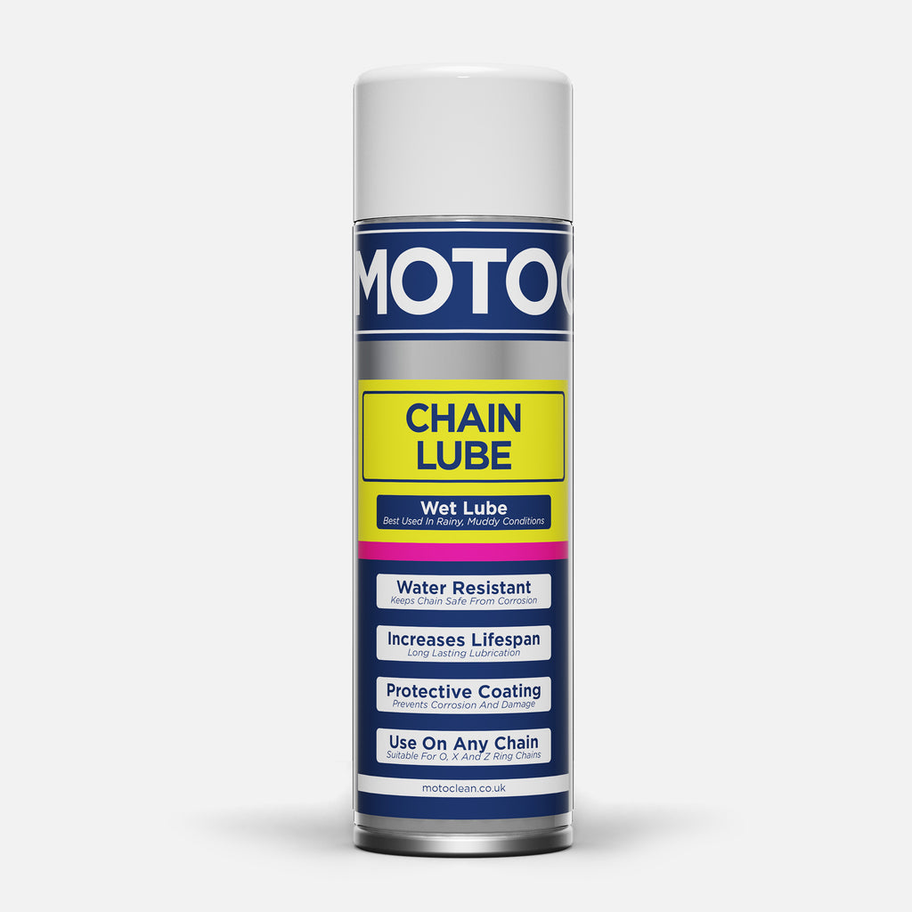 Motoclean Motorcycle Chain Lube 500ml Wet Chain Lubricant Ideal